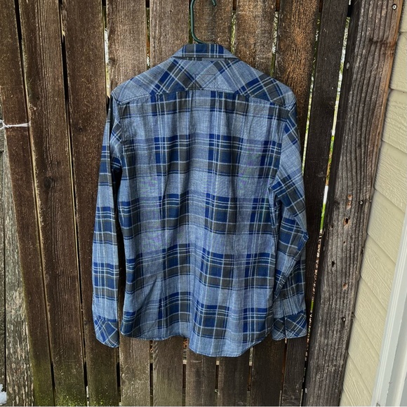 G-Star Raw Men’s Attacc Blue Cotton Plaid Long Sleeve Button Down Shirt Sz M - Picture 12 of 15